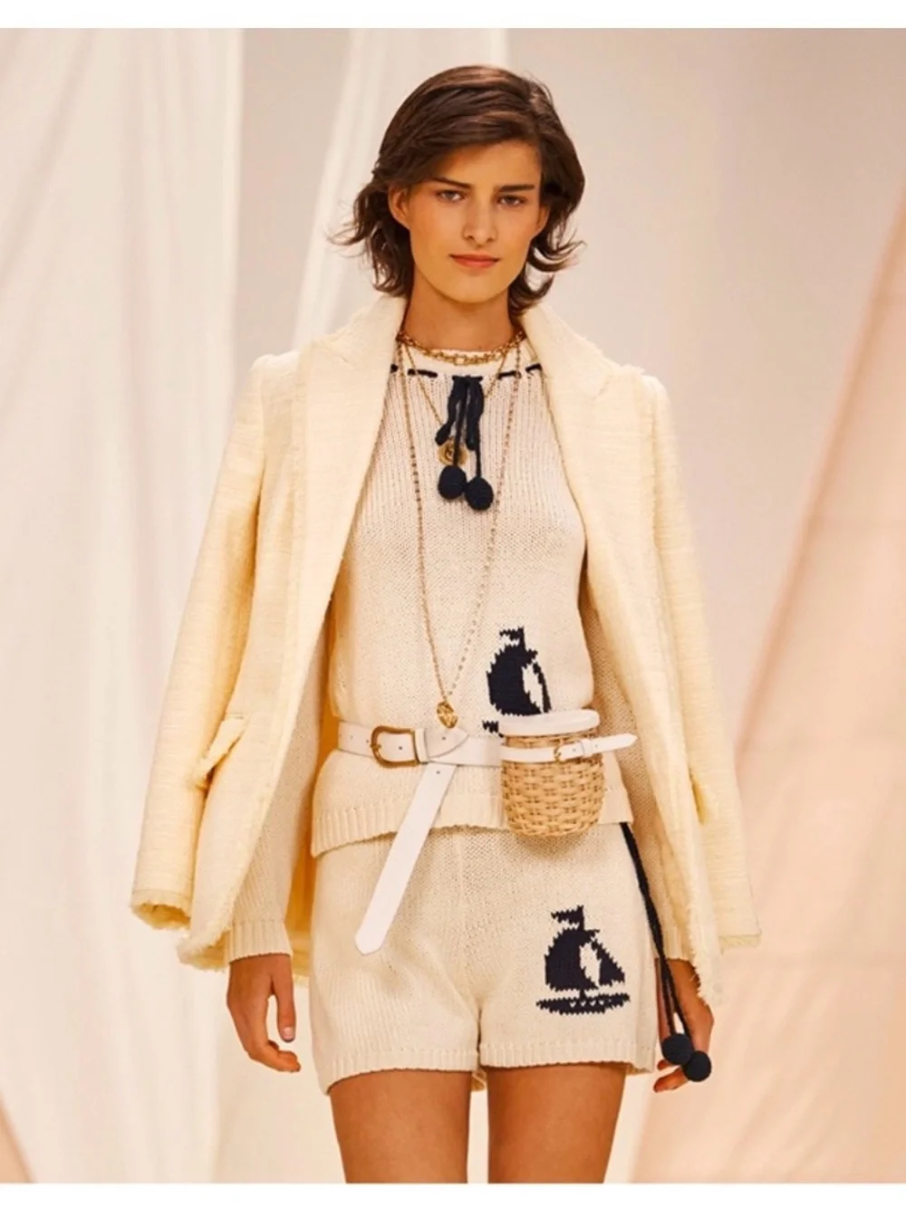 Zimmermann knit boat print set